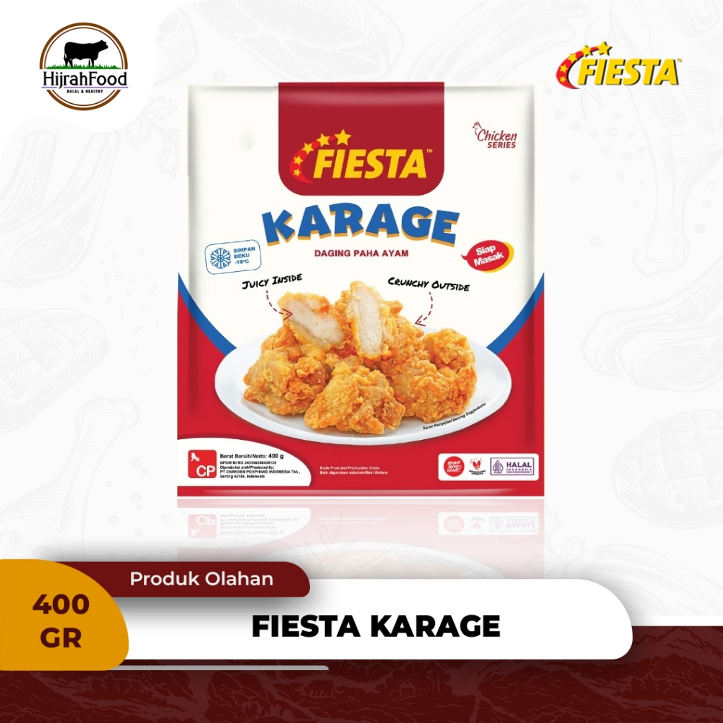 

Fiesta Karage 400 gr Daging Paha Ayam Siap Masak