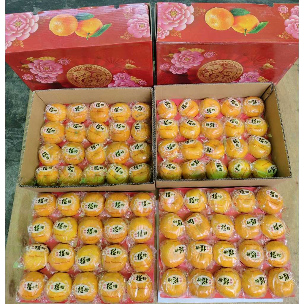 

Jeruk Ponkam Manis Honey Mandarin Orange 1 dus 40 buah Premium Hamper GIFTPACK IMLEK CNY