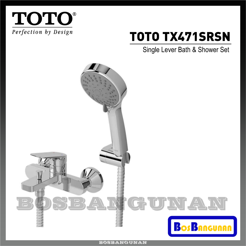 KERAN SHOWER & BATHUB TOTO TX471SRSN (PANAS DINGIN) / Keran Bathtub + Shower Set TOTO TX471SRSN / TO