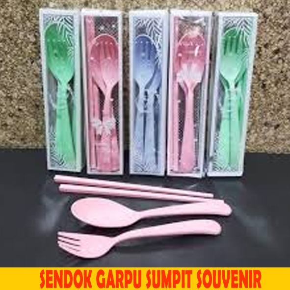 BISA ( COD )Souvenir Pernikahan SATU SET ( SENDOK + GARPU + SUMPIT ) MELAMIN KEMAS MIKA MOTIF CANTIK