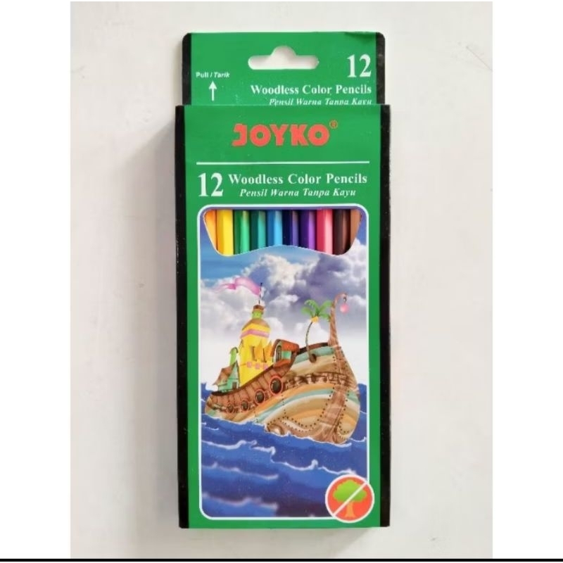 

PENSIL WARNA JOYKO PANJANG 12 WARNA