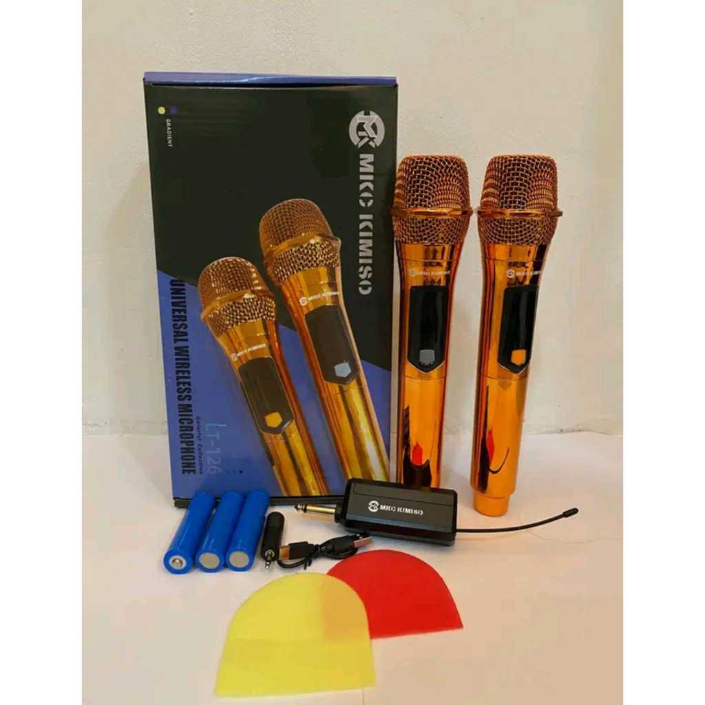 Mic Wireless Profesional Microphone LT-126 | Mic Microphone Profesional Wireless