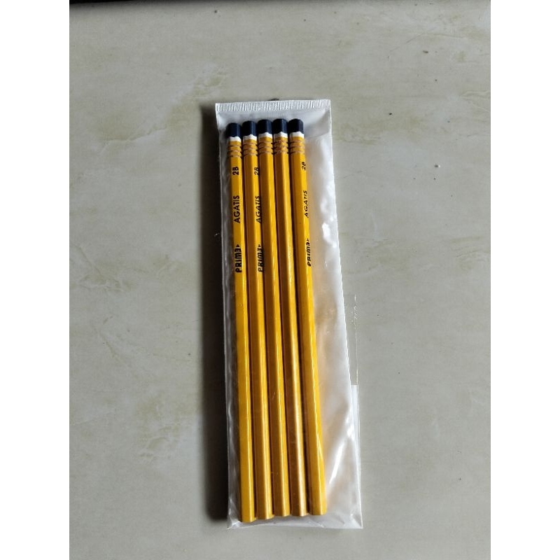 

Pensil Agatis Prime 2B (Paket isi 5) free rautan pensil
