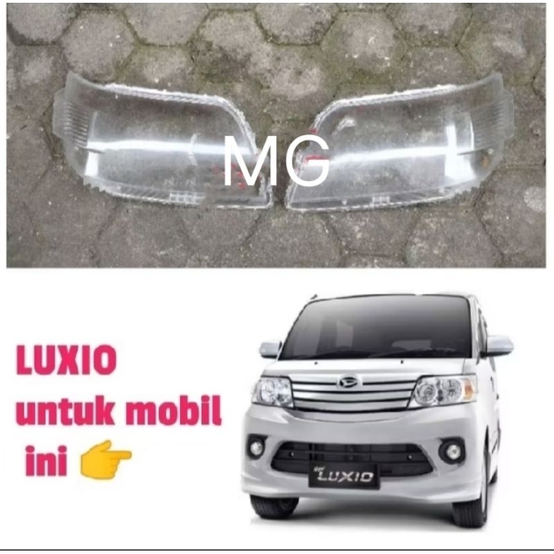 MIKA KACA HEADLAMP LAMPU DEPAN UTAMA DAIHATSU LUXIO
