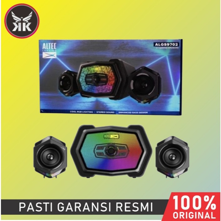 ALTEC LANSING ALGS9702 GAMING SPEAKER 2.1 WITH SUBWOOFER