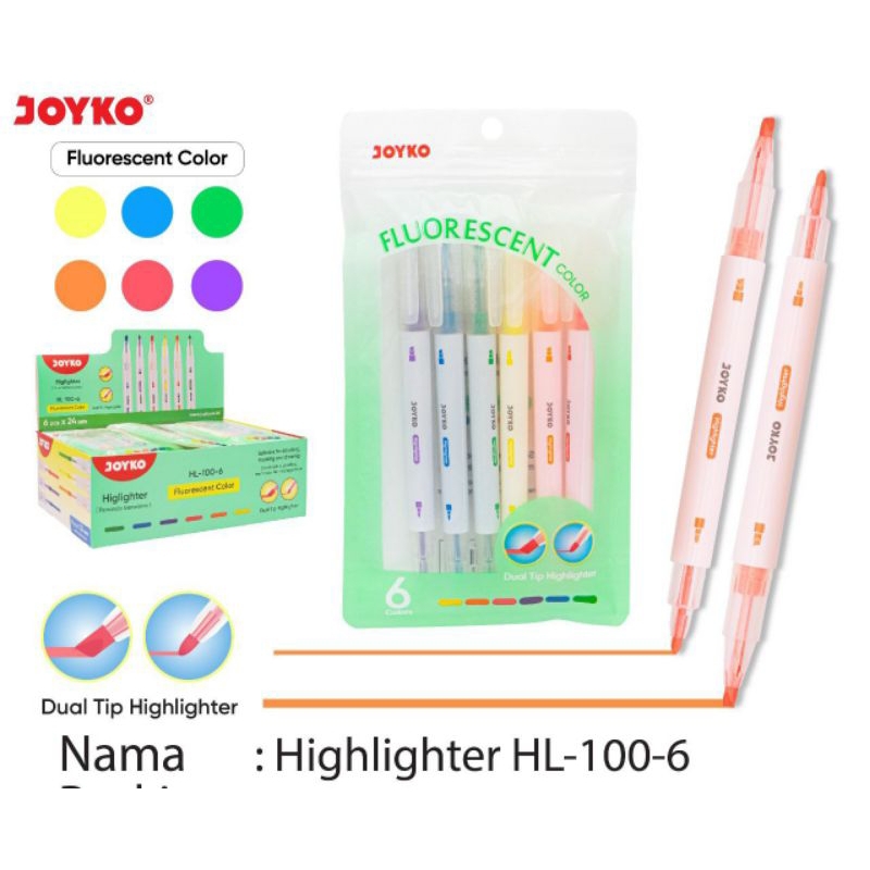 

Stabilo / Haghlighter Joyko HL-100-6