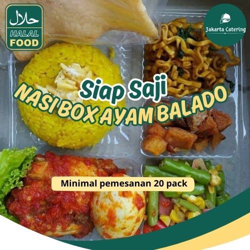 

PROMO Paket Nasi Kuning Ayam Balado Paling Murah Enak Halal Tanpa MSG Makanan Siap Saji Termurah