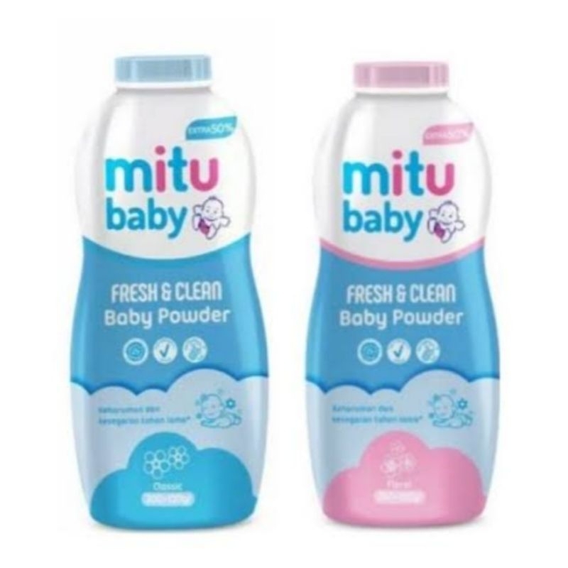 Mitu Baby Fresh & Clean Powder Anak 300 gram