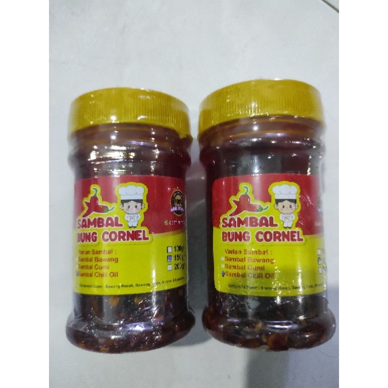 

Chili oil kemasan botol 150 ml cili oil halal