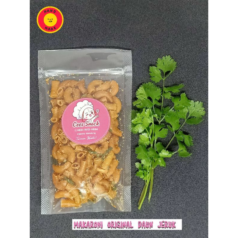 

MAKARONI ORIGINAL DAUN JERUK 70GR KRIUK DAN GURIH