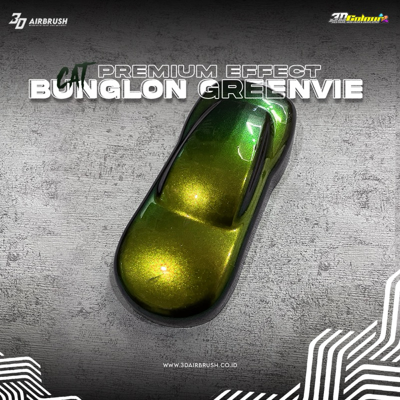 EFECT CAT BUNGLON GREENVIE / BUGLON HIJAU KUNING