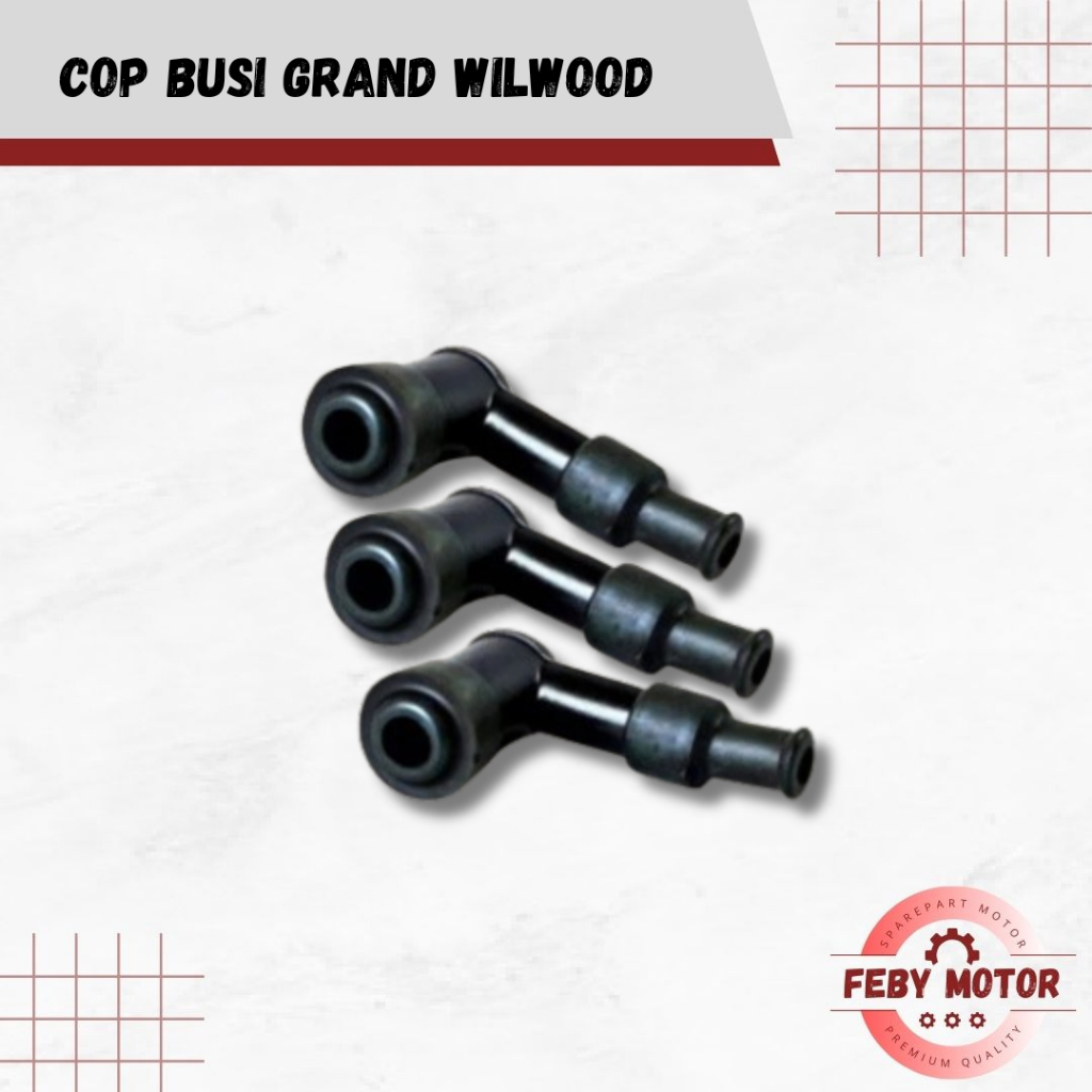 WILWOOD Cop Busi Grand || Cop Kepala Cangklong Cop  Busi Honda Grand Supra C70 C700 Astrea Prima