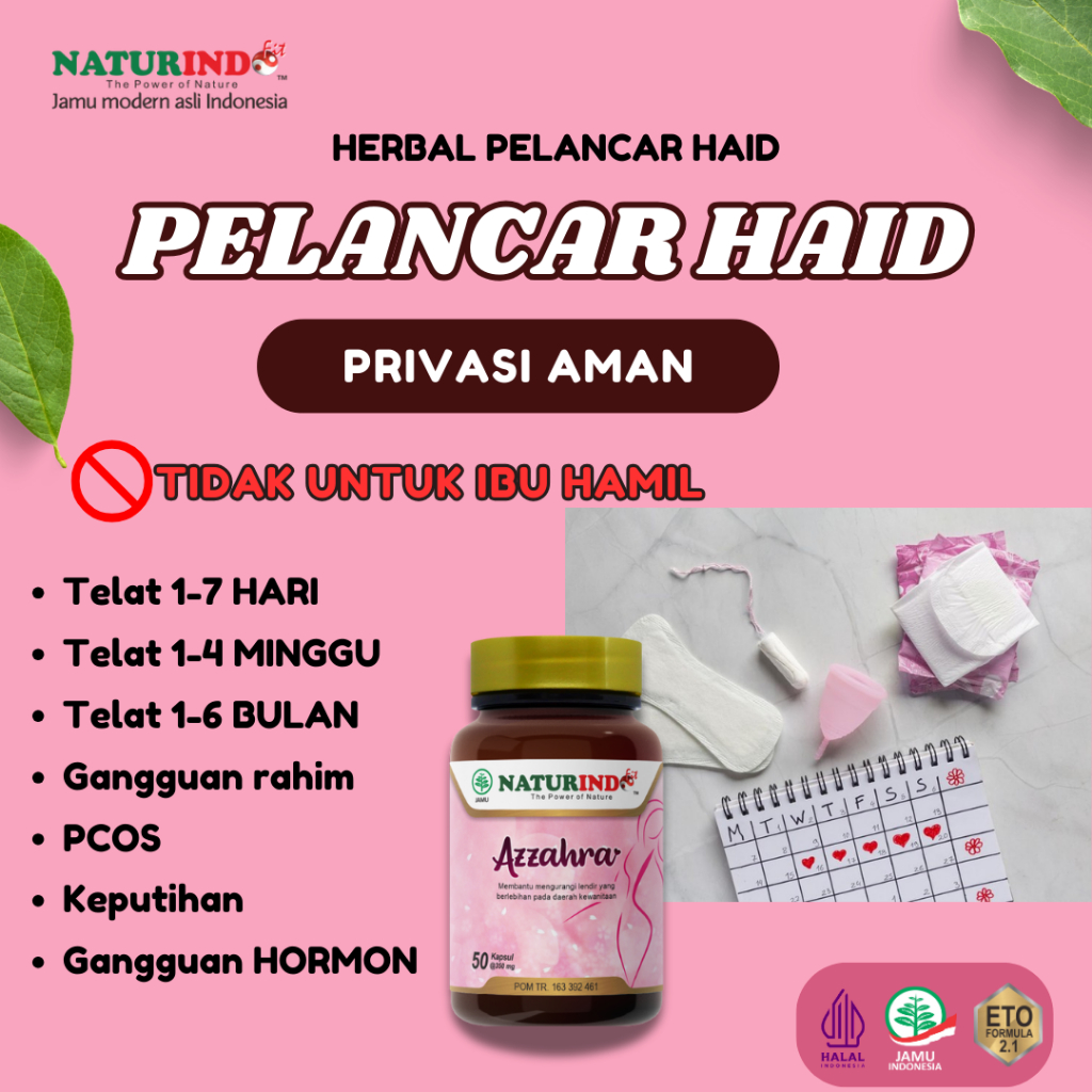 Obat Telat Dateng Bulan Telat Haid Pelancar Haid Tidak Teratur Nyeri Haid Menstruasi PCOS Telat Data