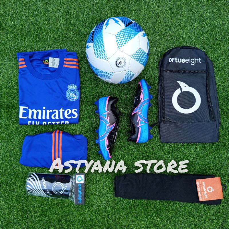 PROMO TERBATAS Sepatu Bola Anak Ortus Raiden Terbaru Terlaris, paket komplit 6 sepatu bola anak sd s