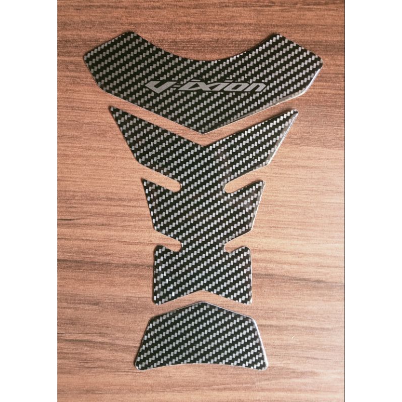 Tankpad karbon Vixion NVL NVA OLD/ Stiker Timbul protector pad Tankpad karbon VIXION NVL NVA OLD New