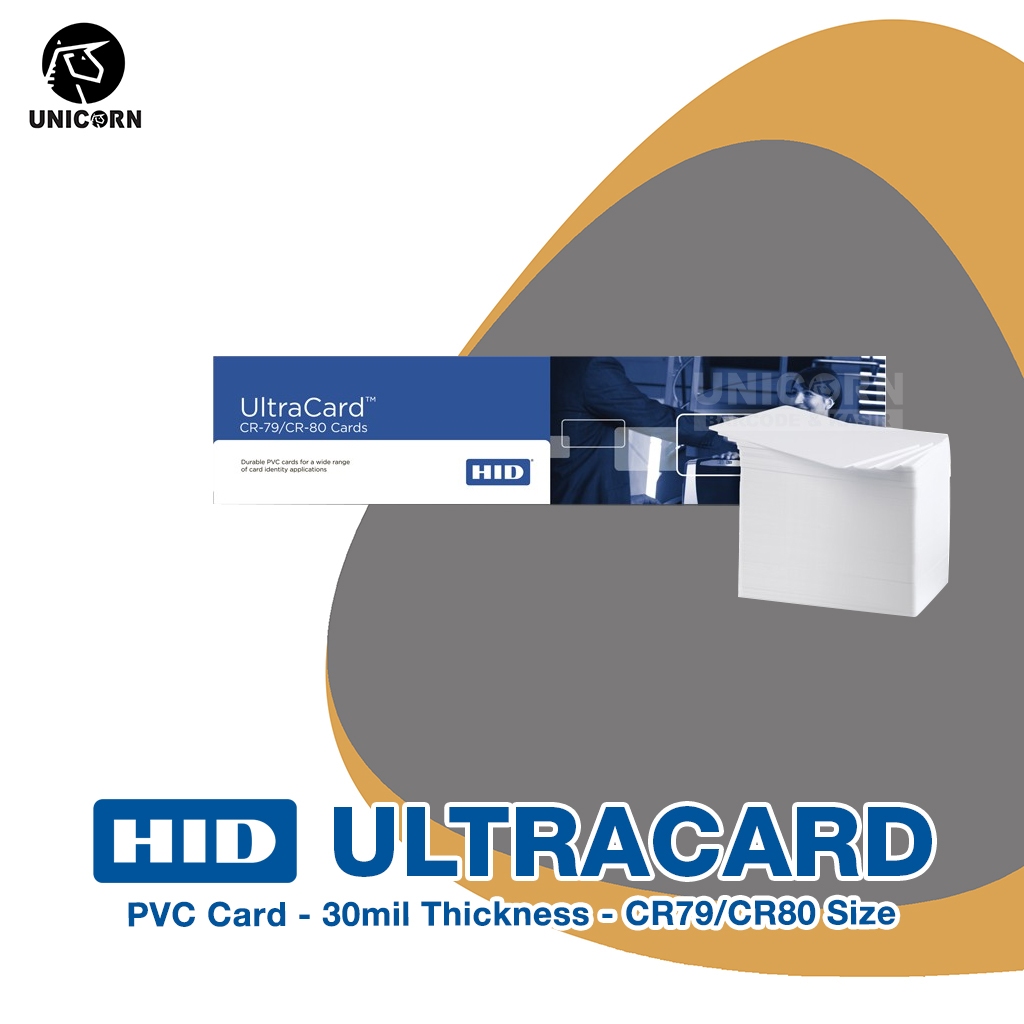 

Kartu ID Card Polos Putih Blank Card PVC - HID Fargo Noco Ultracard CR79 CR80
