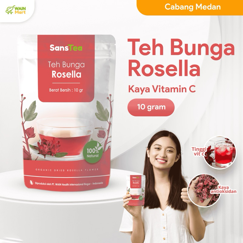 

Bunga Rosella Teh Rosela Artisan Minuman Kekinian Pewarna Alami Kaya Antioksidan