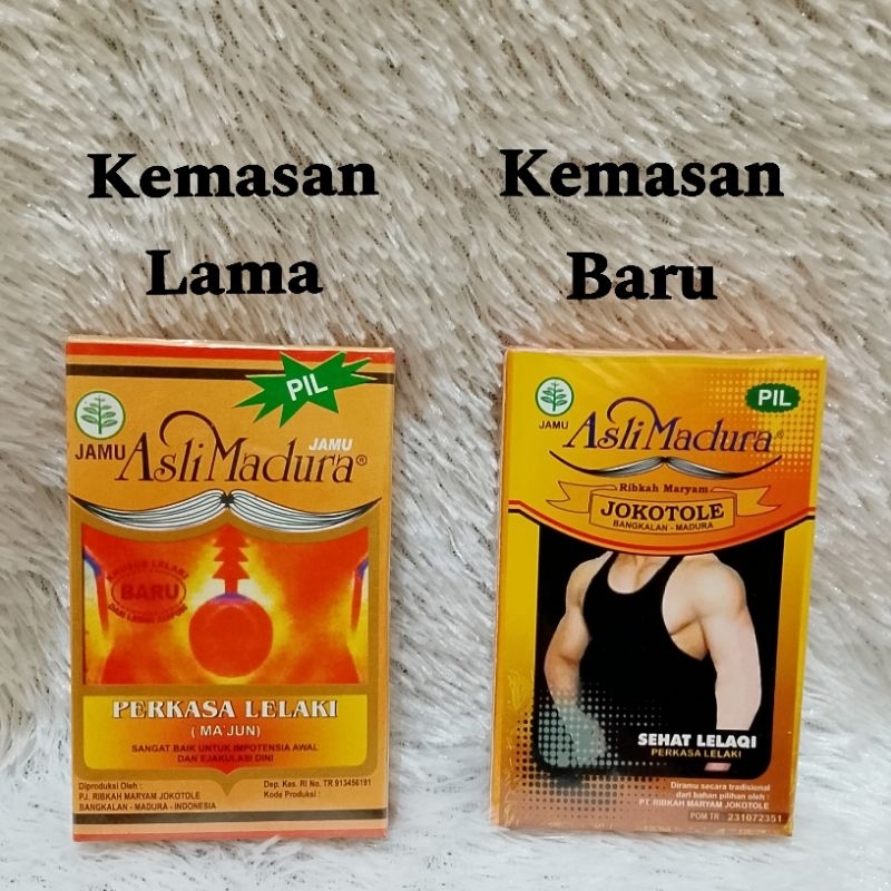 Jamu Sehat Lelaki 100 pil (exp disamping kemasan) Tradisional Madura