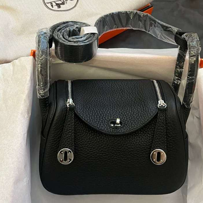 Pre Order Hermes Taurillon Clemence lindy mini Tas Slempang Sling Bag  Ukuran: 19cm