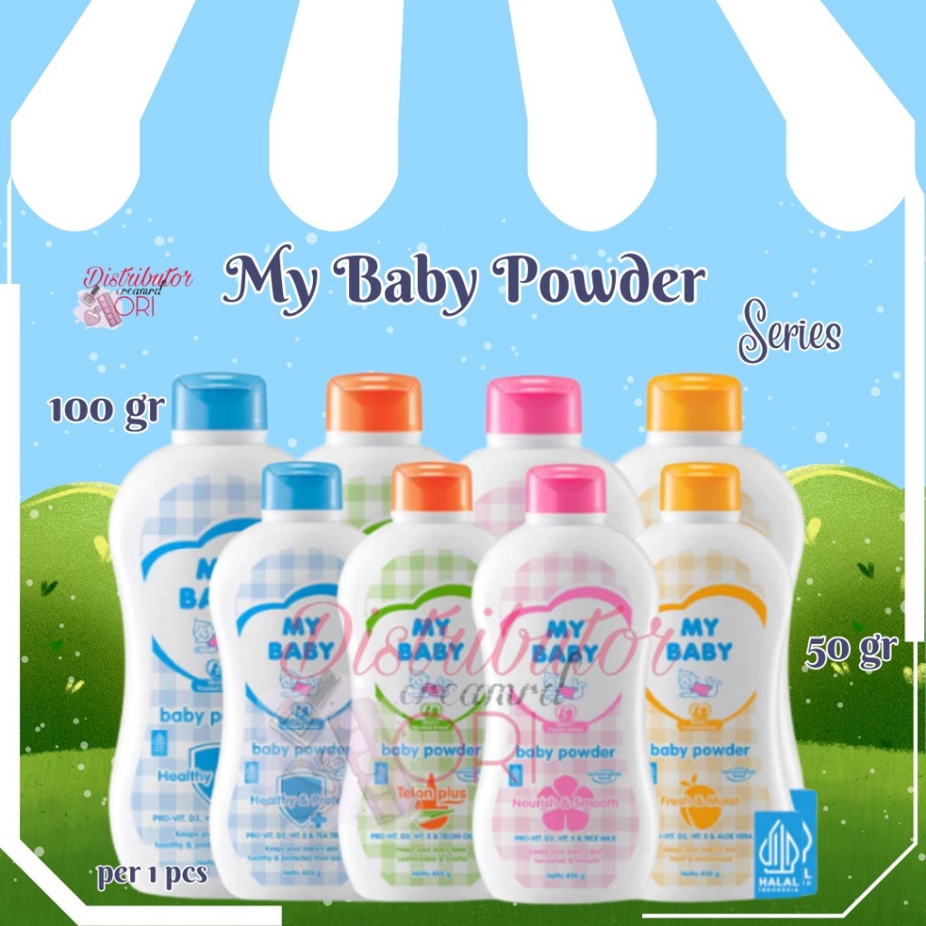 MY BABY Powder| Bedak bayi | original / BIANG KERINGAT / HEALTHY / TELON PLUS / CALM & RELAX / NOURI