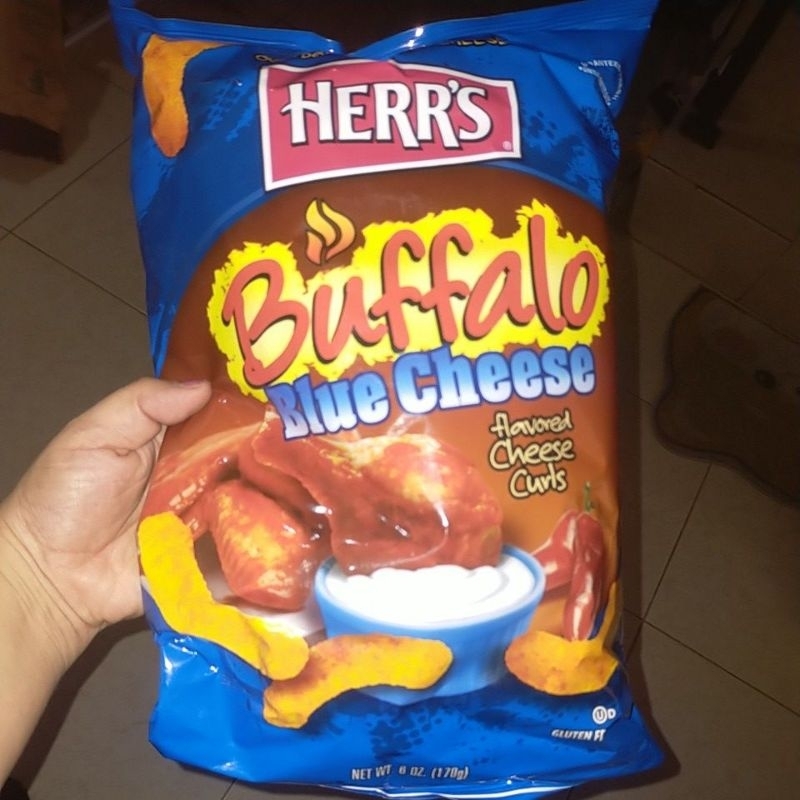 

herrs buffalo blue cheese USA promo herr's gluten free snack chips