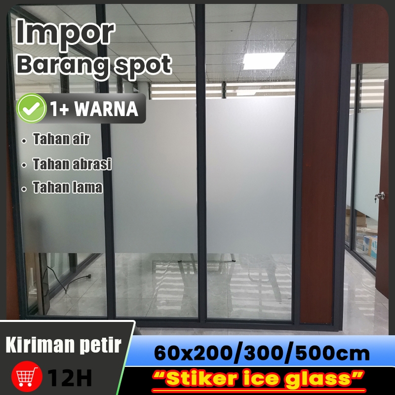 SANDBLAST STICKER KACA ES STICKER STIKER KACA POLOS GLASS STICKER