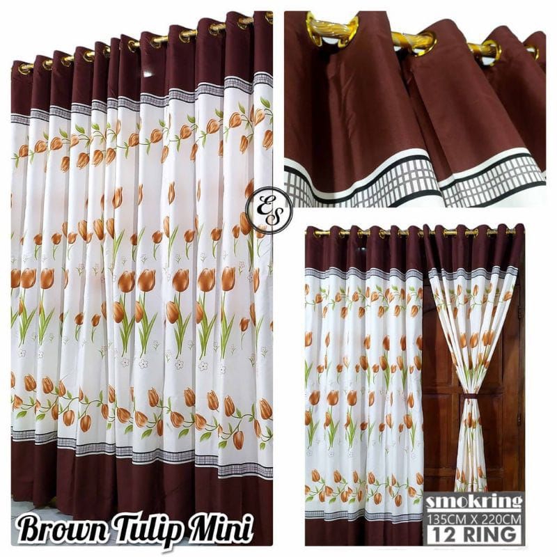 kain gorden pintu dan jendela 12 ring