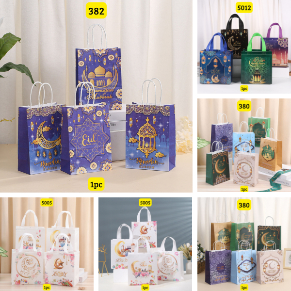 

Goodie Bag Ramadan/Paper Bag/Tas Kado Hadiah Hampers Ramadhan Kareem Idul Fitri/Gift Lebaran