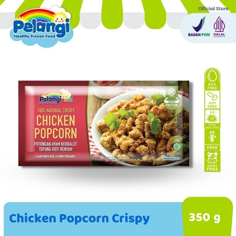 

chicken popcorn/pelangi anak sehat/non msg/non pengawet