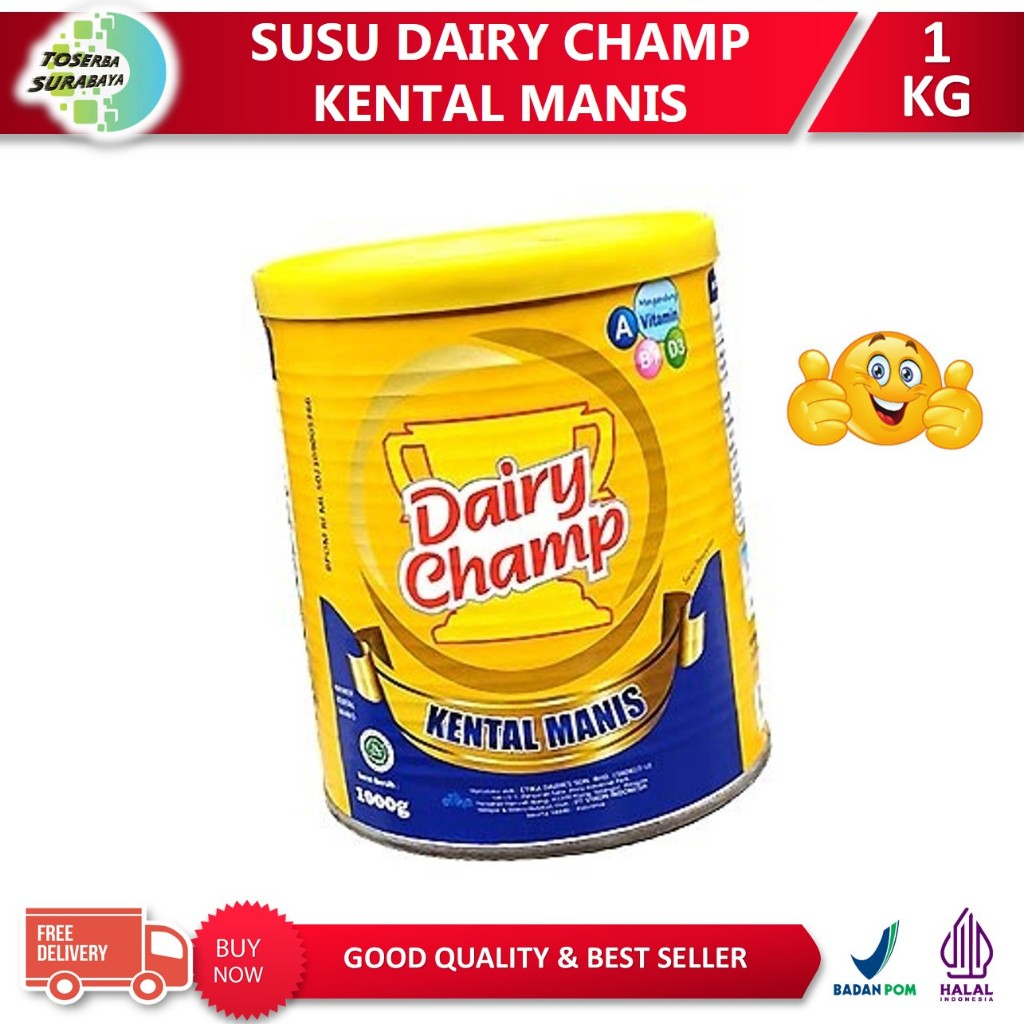 

SUSU DAIRY CHAMP KALENG 1kg - Krimer Kental Manis