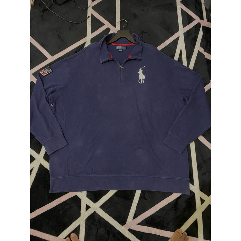 halfzip polo Ralph Lauren jumbo big size