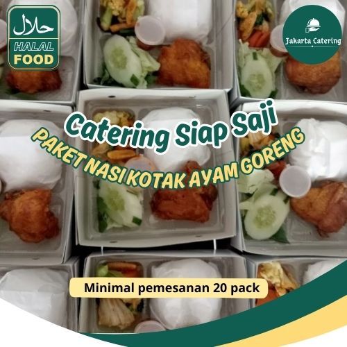 

Paket Nasi Box Ayam Goreng Pot 4 Jumbo Enak/Halal/Ekonomis Makanan Viral Populer Best Seller