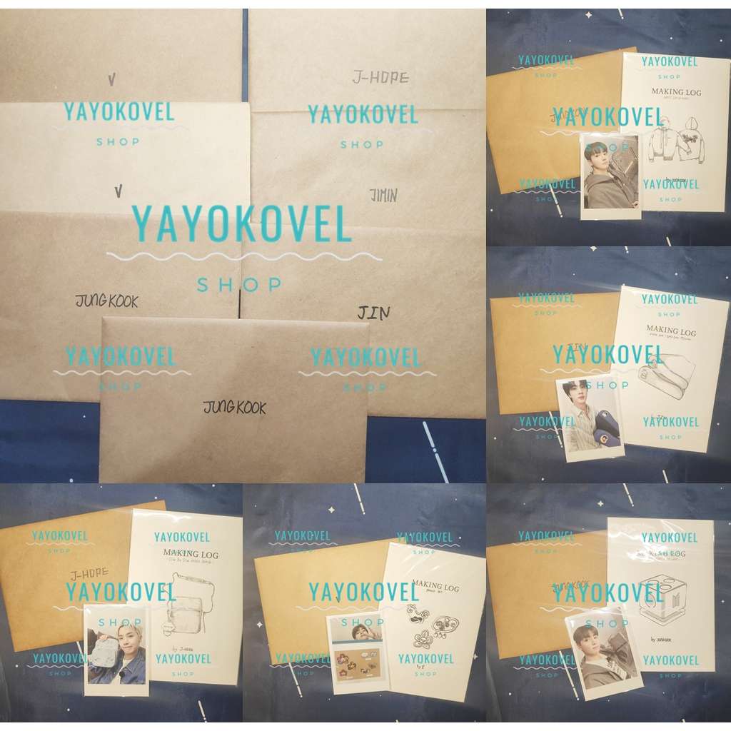 [READY] BTS - ARTIST-MADE COLLECTION MERCH - MAKING LOG + PHOTOCARD ONLY