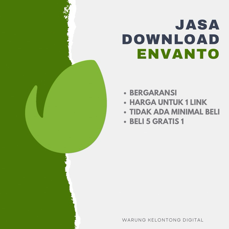 JASA DOWNLOAD ENVANTO PREMIUM - HARGA UNTUK 1 FILE