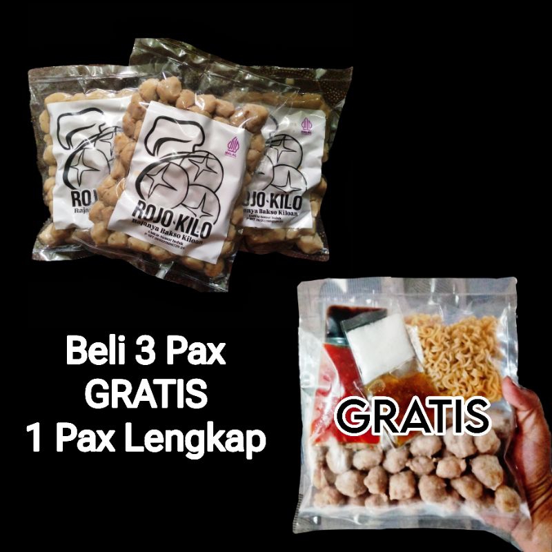

BAKSO PROMO BELI 3 GRATIS PAKET KOMPLIT