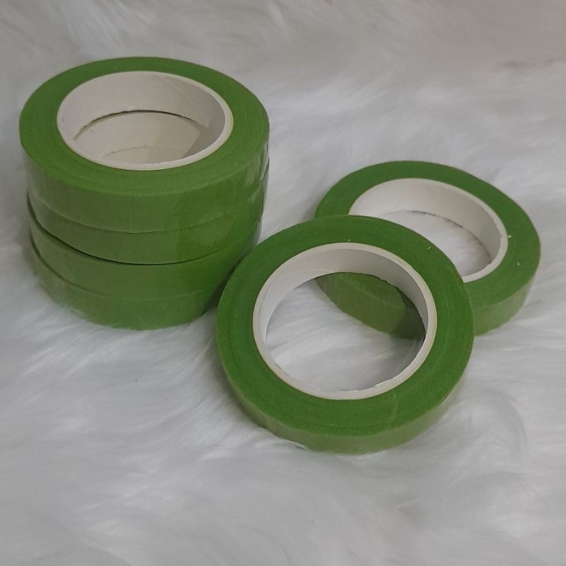 

Pelipit bunga / floral tape Hijau muda 20 yard