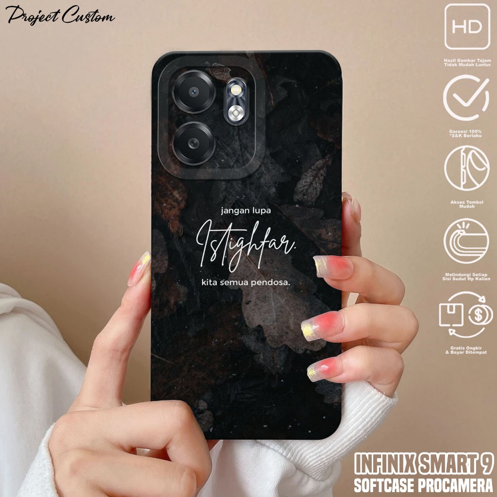 Softcase Hp Infinix Smart 9 - Casing Infinix Smart 9 ( QUOTES ) Silikon Hp Infinix Smart 9 - Case Hp