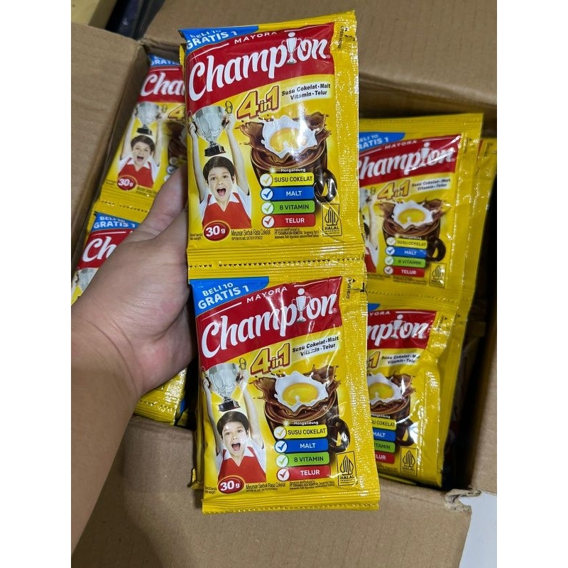 

ENERGEN CHAMPION 1 RTG ISI (11 SACHET) @30gr