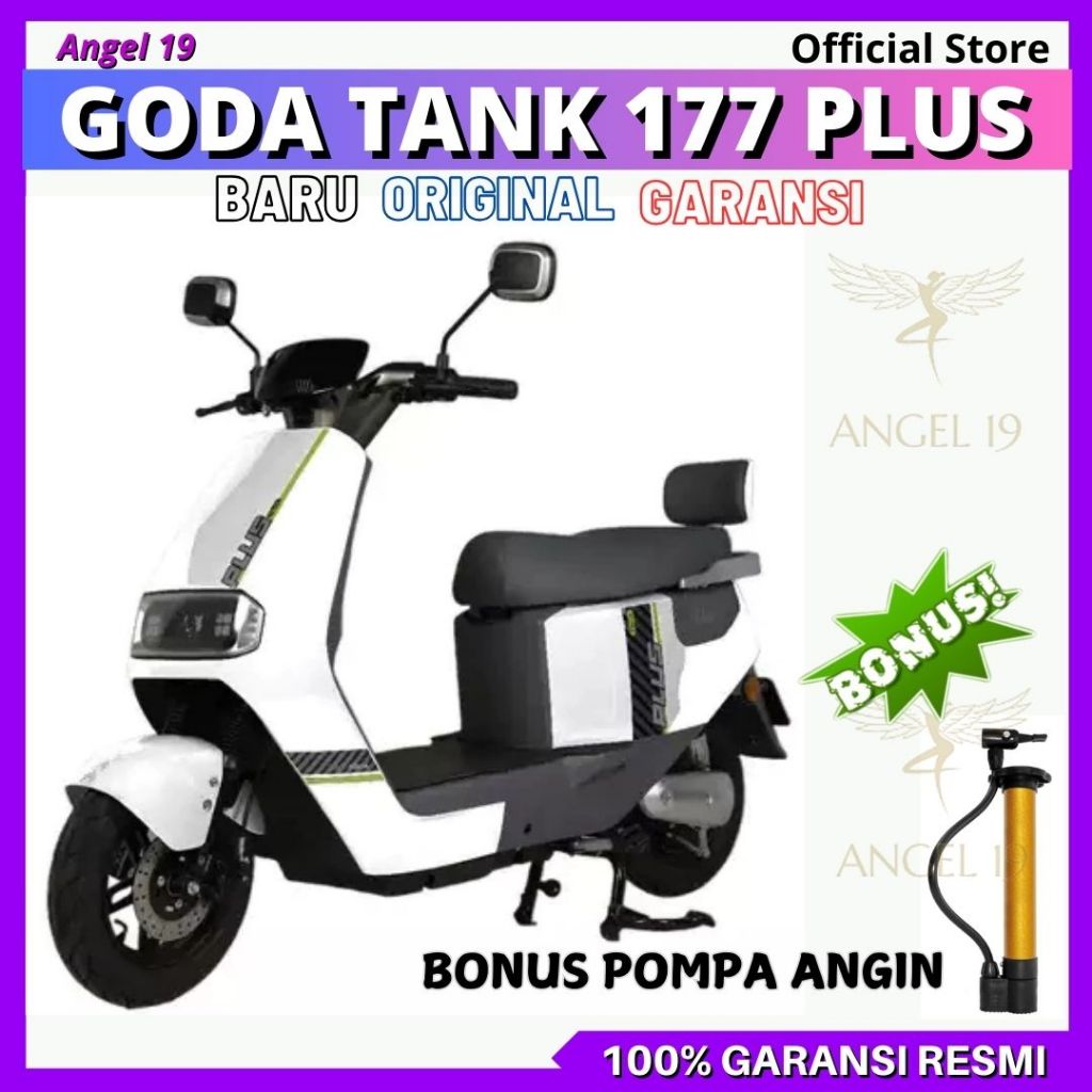 SEPEDA LISTRIK GODA 177 TANK PLUS - SEPEDA GD 177 TANK PLUS POWER 1000W