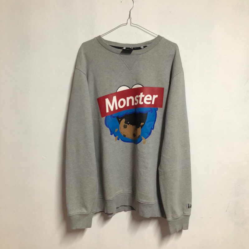 crewneck switer second bekas new era x sesame street