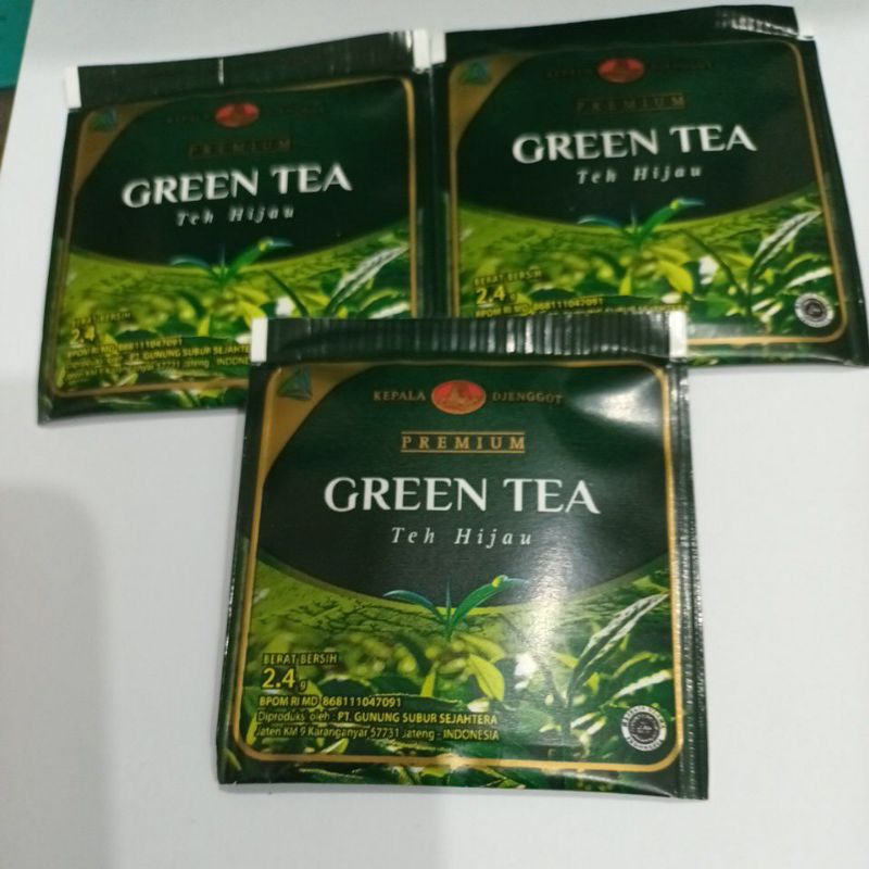 

Green Tea Teh Hijau Premium Kepala Djenggot 1 Sachet