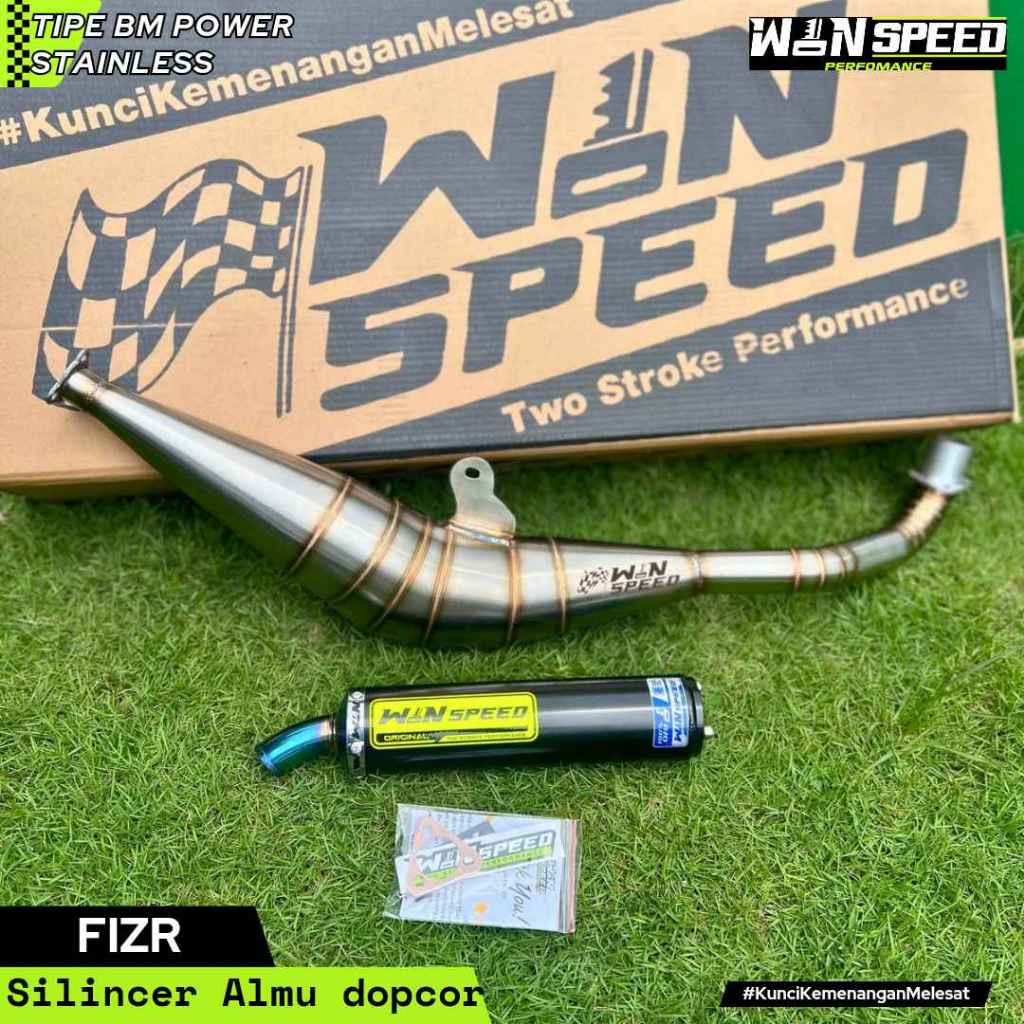 Knalpot kolong BM POWER FIZR FIZ FORCE1 SStwo Winspeed Performance