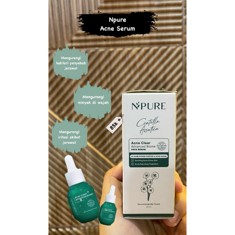 Npure Centella Asiatica Acne Clear Face Serum