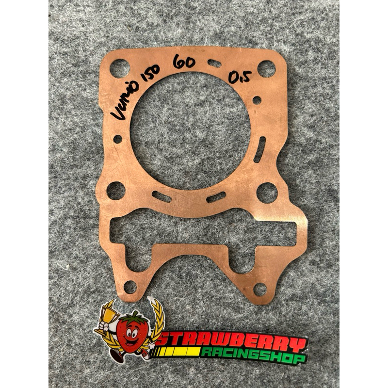 paking head tembaga,vario 125/150,pcx 150,adv 150,tebal 0,5,diameter 60mm