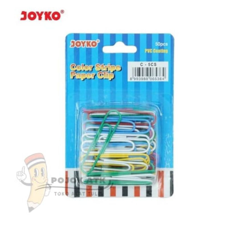 

Paper Clip Warna Warni Besar Joyko C-5CS