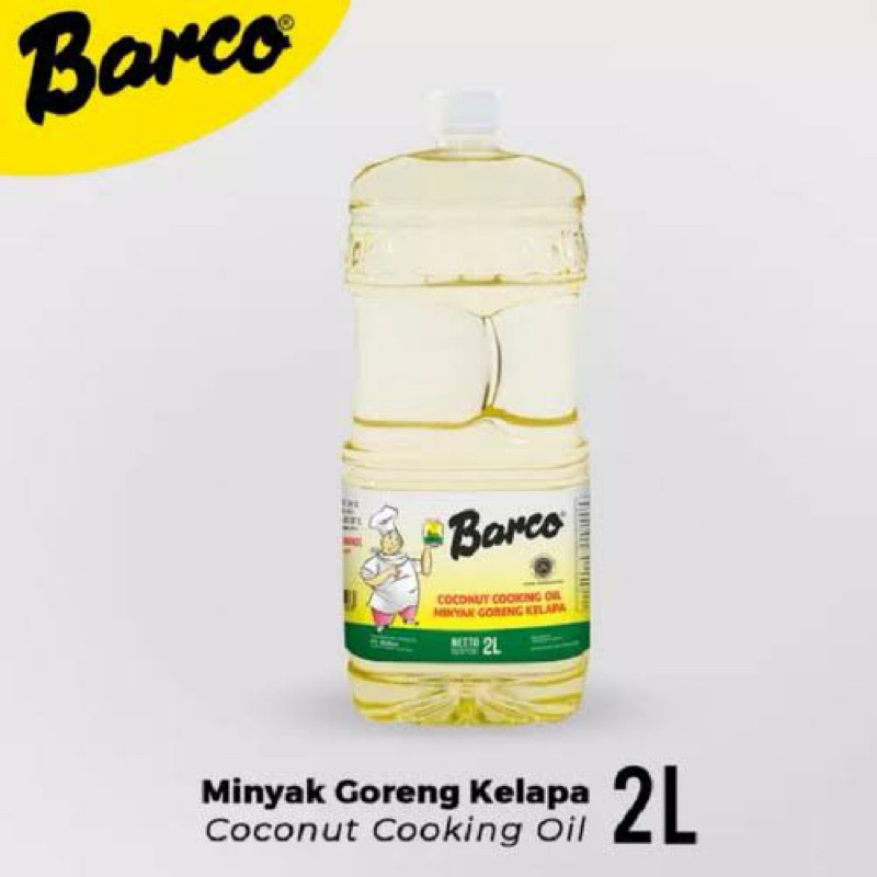 

Barco minyak goreng kelapa 2 Liter coconut cooking oil 2L 2000ml minyak mpasi lemak baik