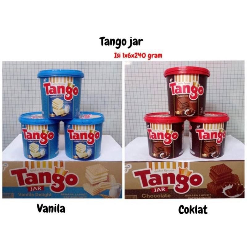 

TANGO JAR COKLAT / VANILA 240G / 240GR / 240 GRAM EMBER JAR