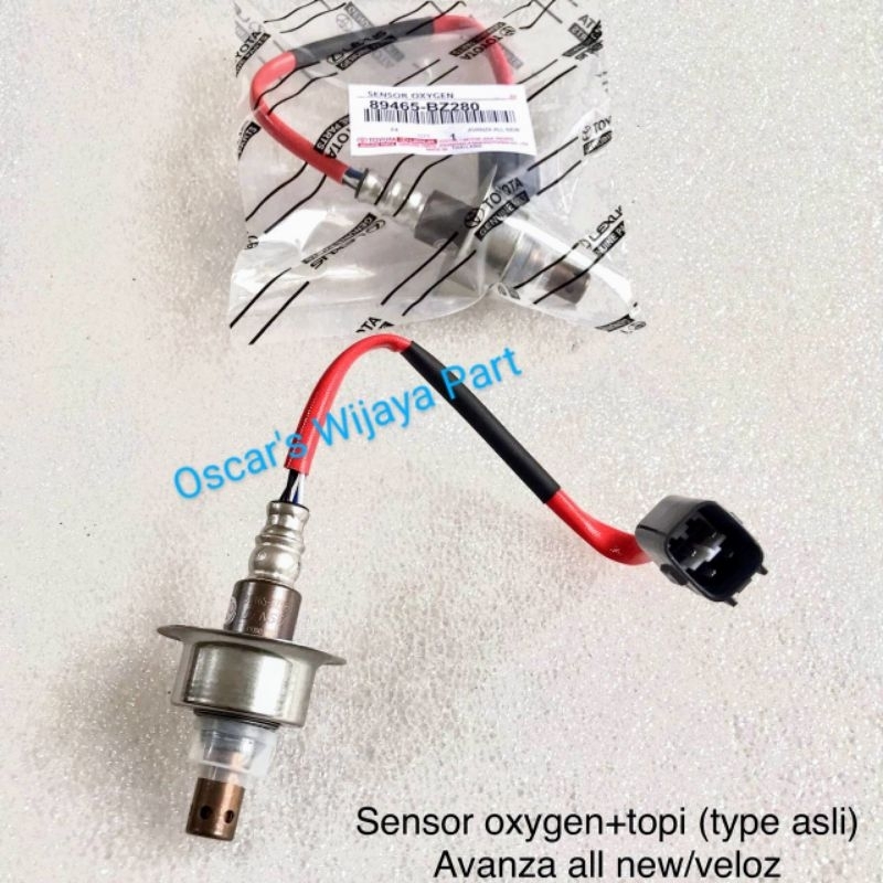 SENSOR OXYGEN +TOPI SENSOR OKSIGEN SENSOR / SENSOR KNALPOT TOYOTA AVANZA VELOZ AVANZA GRAND ORI