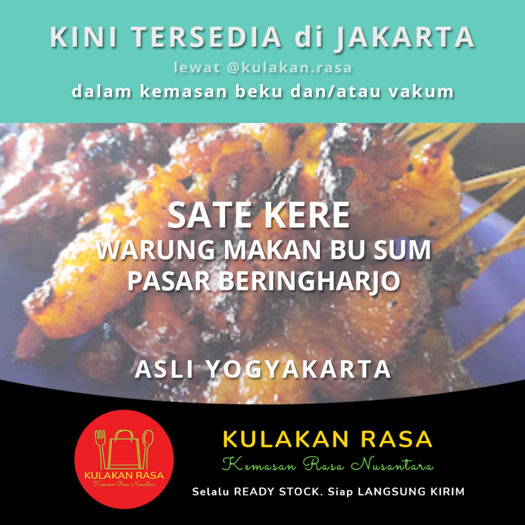 

SATE KERE BU SUM asli dari Pasar Beringharjo Yogyakarta
