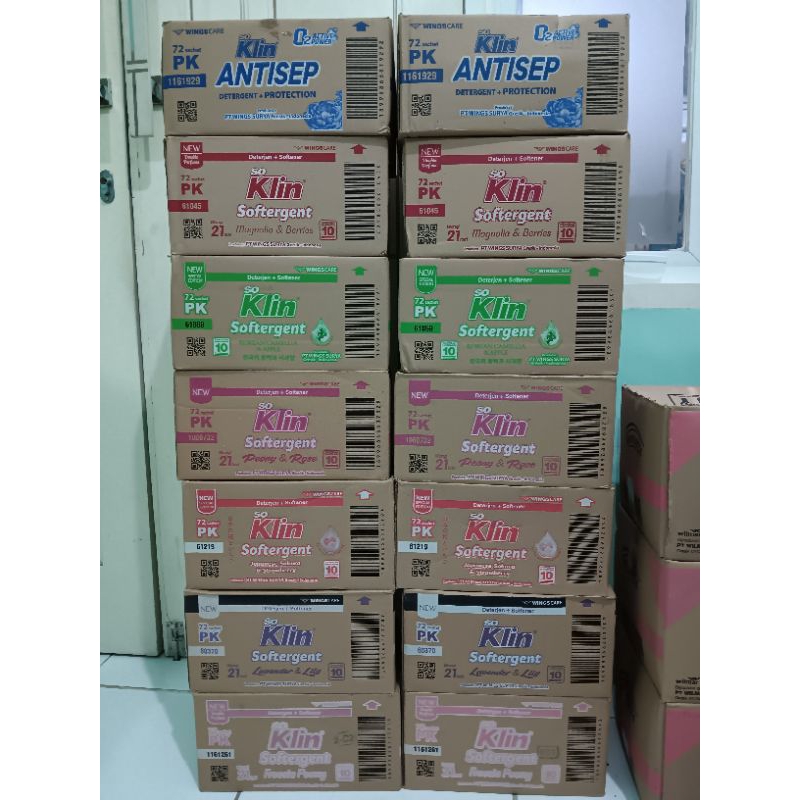 DETERGENT SOKLIN BUBUK 1 DUS (72 SACHET)
